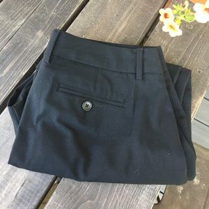 Gap Stretch Cropped Trousers Size 8 Black